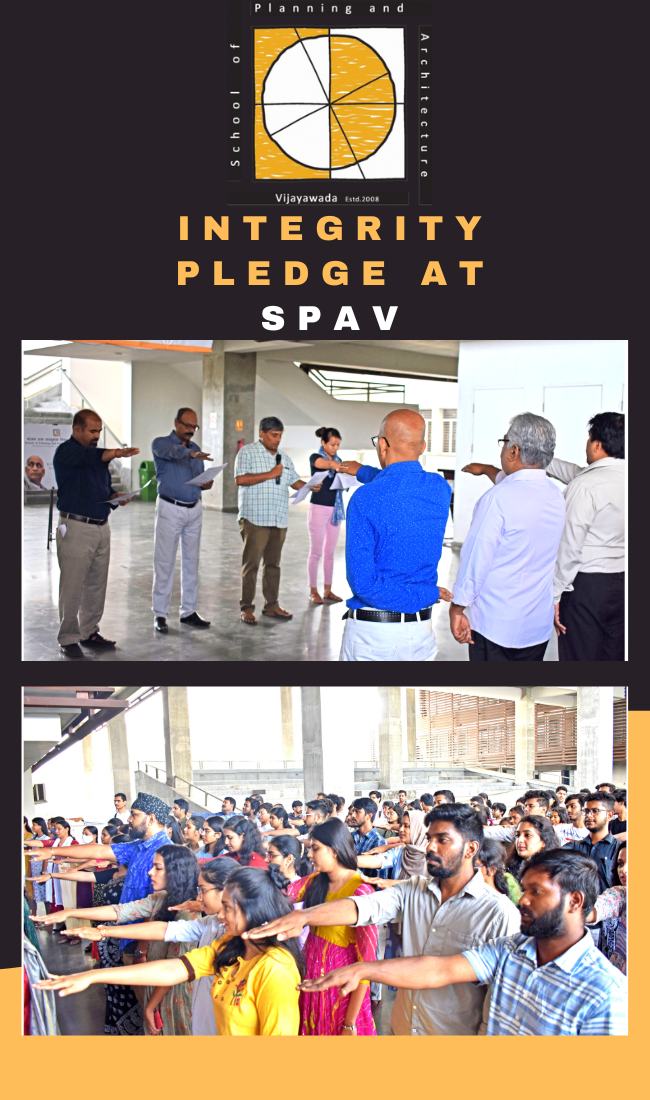 Integrity Pledge at SPAV