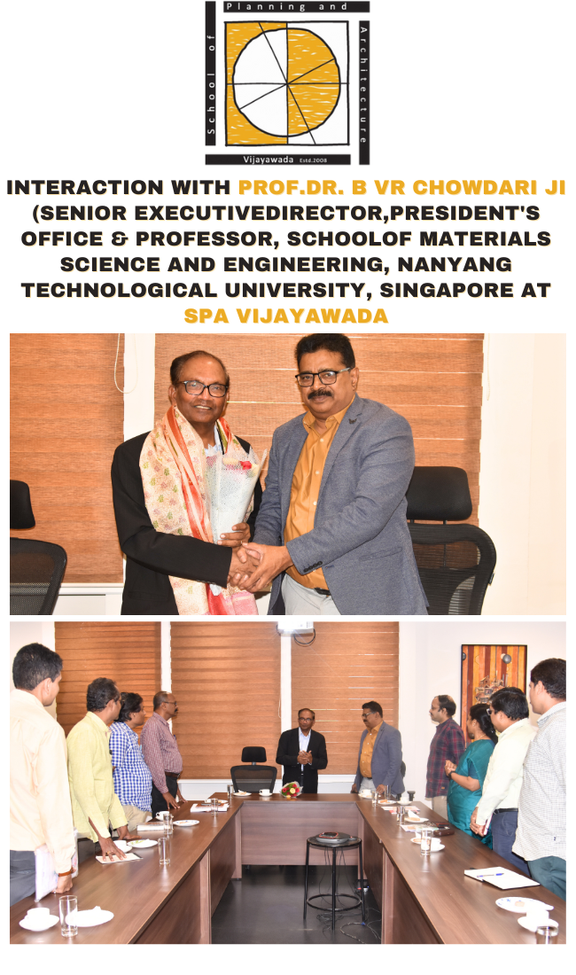 Interaction with Prof Dr B VR Chowdari