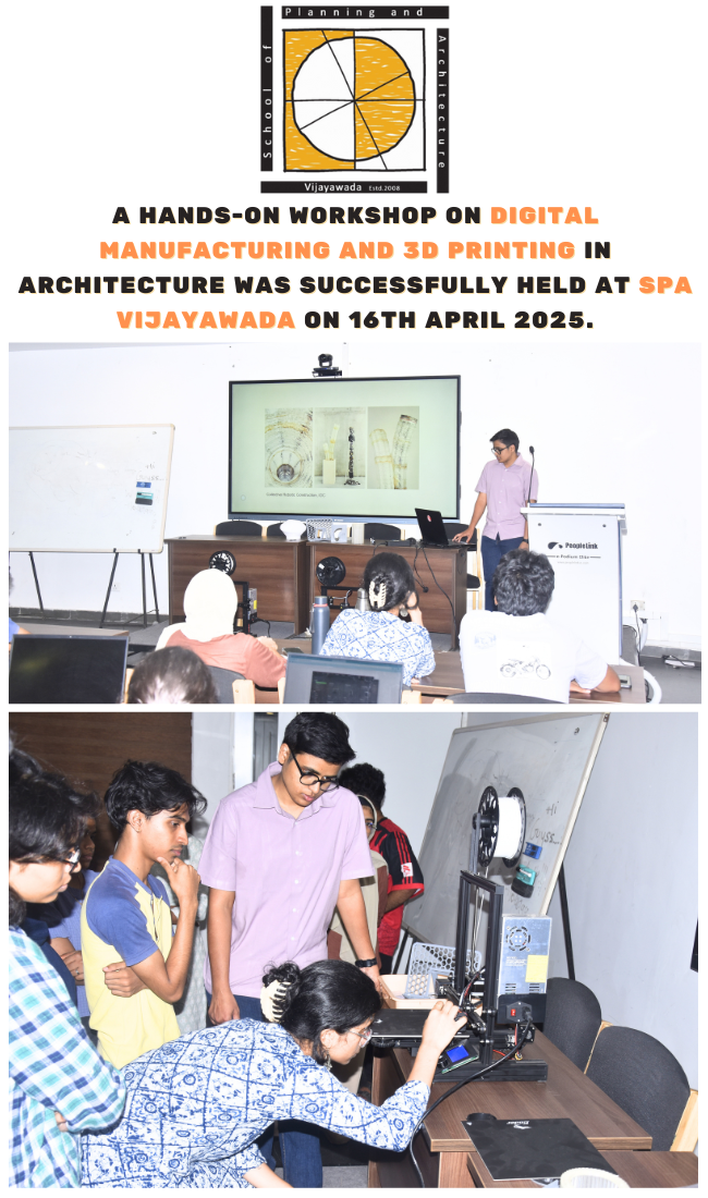 Hands-on Workshop on Digital 3D Printing