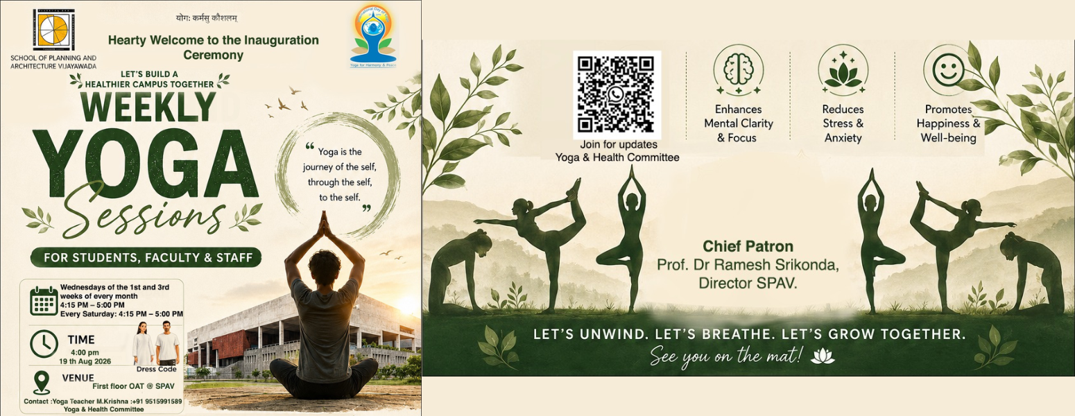 Inauguration Ceremony of the Weekly Yoga Sessions at SPAV